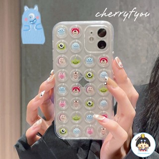 เคสโทรศัพท์มือถือ TPU นิ่ม แบบใส ปิดด้านหลัง ลายการ์ตูน Pop It Fidget 3D สําหรับ IPhone 14 13 12 11 Pro Max XS XR 8 7 Plus