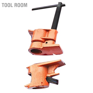 Tool Room แคลมป์ท่อไม้หนา สกรูก้านเหล็ก แคลมป์ท่อด้วยมือแบบมืออาชีพสำหรับงานไม้