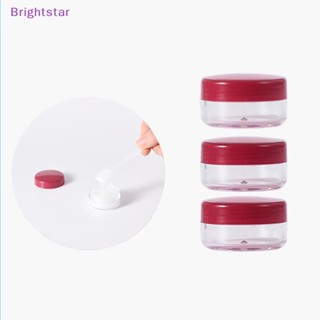 Brightstar 5/8 ชิ้น เดินทาง มินิ แต่งหน้า เครื่องสําอาง ครีม หม้อ ขวดพลาสติกใส เครื่องสําอาง ขวดคอนเทนเนอร์ เดินทาง อุปกรณ์เสริมใหม่