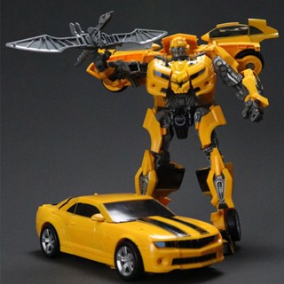 ของเล่นฟิกเกอร์ Transformers Bumblebee Chevrolet Camaro Cars Robots สําหรับเด็กผู้ชาย