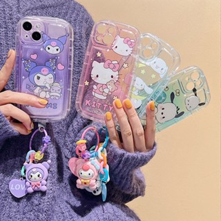 เคสโทรศัพท์มือถือแบบนิ่ม Tpu ใส ลายการ์ตูนเฮลโลคิตตี้ คุโรมิ ซินนาม่อนน่ารัก สําหรับ Samsung Galaxy A12 5G 4G A23 A13 A10 A10S M01S M10 A33 A52 A53 A52S A32 A20 A50S A30S A30 A50