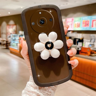 ใหม่ เคสโทรศัพท์มือถือ กันกระแทก ลายดอกไม้น่ารัก พร้อมขาตั้ง สําหรับ Realme11Pro+ Realme 11 Pro Plus Pro+ C53 NFC 4G 5G 2023 Realme11 11Pro+