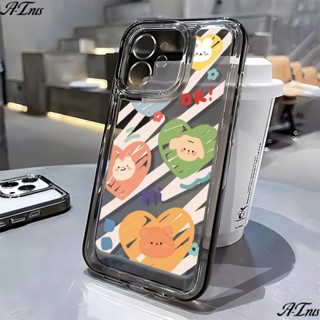 เคสโทรศัพท์มือถือ แบบนิ่ม กันกระแทก ลายดอกไม้ และสัตว์เล็ก สําหรับ Apple Iphone 12 14Promax 11 13 8p 13 IZNU