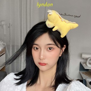 Lyndon ที่คาดผมไดโนเสาร์ ที่คาดผม เด็กผู้หญิง ที่คาดผมไดโนเสาร์ ที่คาดผมตุ๊กตา สไตล์เกาหลี ไดโนเสาร์ กิ๊บติดผม