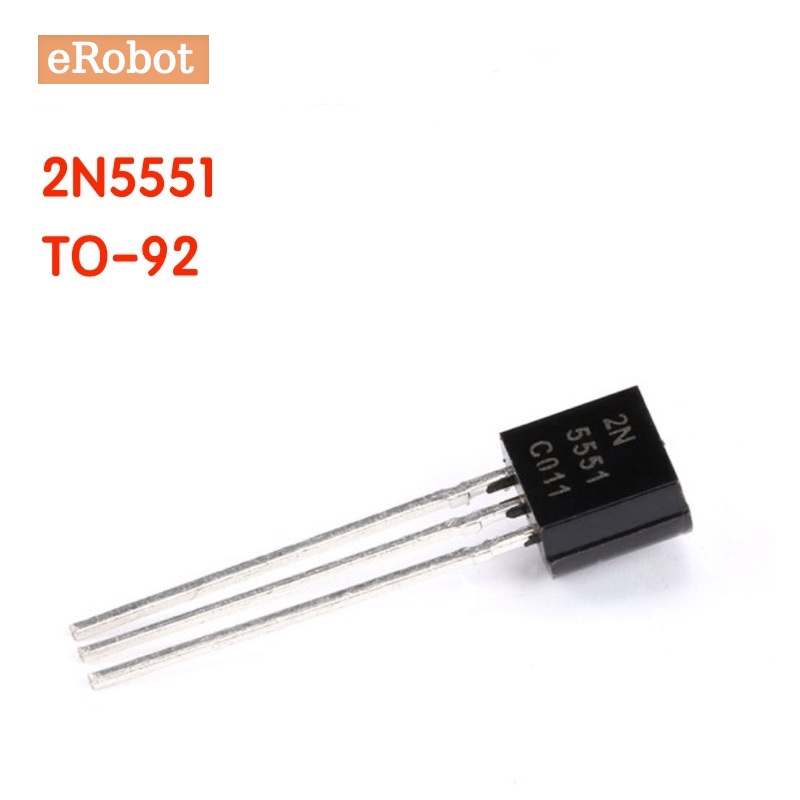 ทรานซิสเตอร์ 2N5401 2N5551 5401 5551 NPN PNP TO-92 100 ชิ้น
