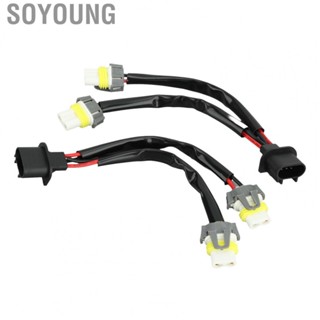 Soyoung 9008 H13 Pigtail Wire Connector Headlights Wiring Harness Adapter To 9005 9006 for Pickup