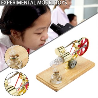 Mini Hot Air Stirling Engine Motor Model DIY Kit Electricity Generator Physical