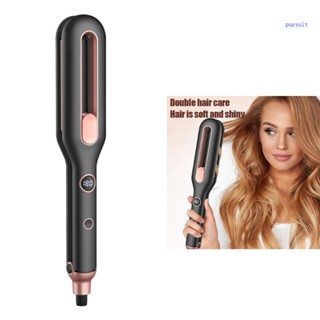 【SUIT*】เครื่องหนีบผมไฟฟ้า อินฟราเรด ขนาดเล็ก ปรับอุณหภูมิได้ หน้าจอ LED