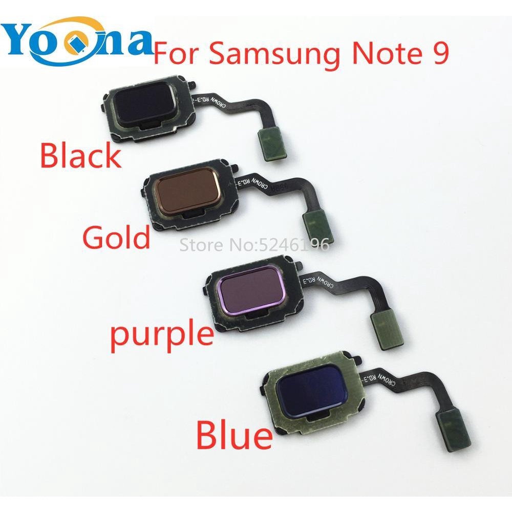 1pcs เซ็นเซอร์ลายนิ้วมือ Flex สําหรับ Samsung Galaxy หมายเหตุ 9 Note9 SM-N960F N960FD N960U N960N N9