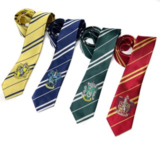 เครื่องประดับ เนคไท ลายขวาง harry potter แฟชั่นสําหรับผู้หญิง นักเรียน