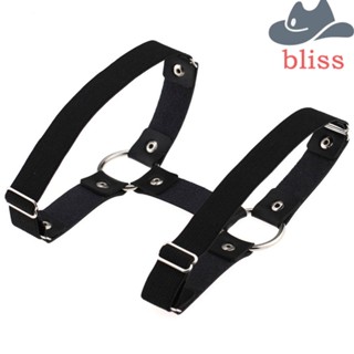 Bliss Garters ชุดเดรส หนัง PU แฮนด์เมด ปรับได้ สไตล์ฮาราจูกุ พังก์ร็อค วินเทจ สําหรับผู้หญิง