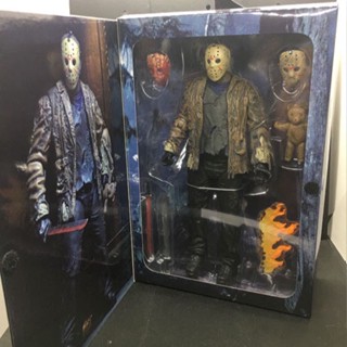 โมเดลฟิกเกอร์ Neca39725 Freddy vs Jason Freddy vs Jason Jason ขนาด 23 ซม.