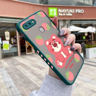 เคสโทรศัพท์มือถือ ซิลิโคนนิ่ม กันกระแทก ลายการ์ตูนหมี สตรอเบอร์รี่ สําหรับ Xiaomi Mi A2 Lite Redmi 6 6A 6 Pro