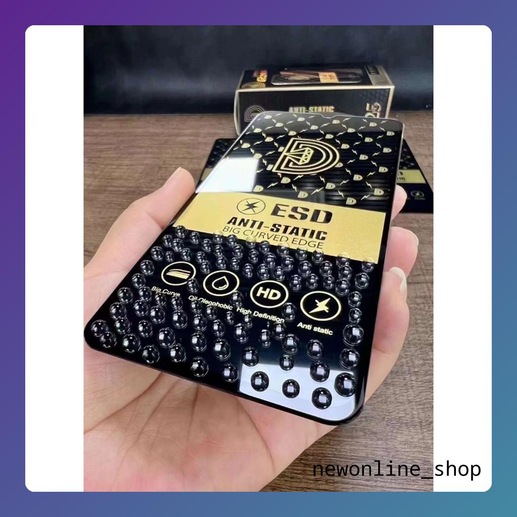 LAYAR ใหม่ TG กระจกแบบเต็มหน้าจอ FA Anti Static สําหรับ Oppo A94 F1 F11 F15 F17 F19 F3 F5 F7 F9 Reno