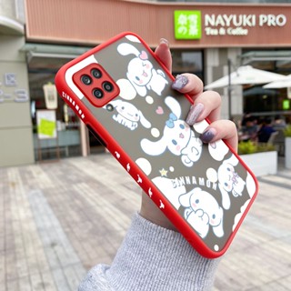 เคสโทรศัพท์มือถือแบบแข็ง ใส กันกระแทก ลายการ์ตูนสุนัข สําหรับ Samsung A12 4G A12 5G F12 M12 F23 5G F13 M13