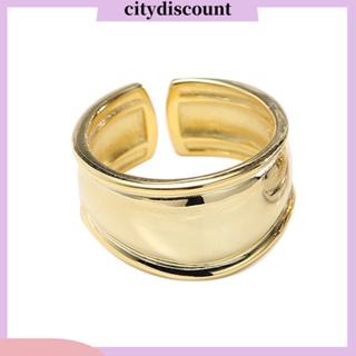 &lt;citydiscount&gt; แหวนแฟชั่น เปิดกว้าง ปรับได้ เครื่องประดับ สําหรับออกเดท