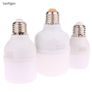 Lanf หลอดไฟ LED 6W 9W 13W E27 220V เซนเซอร์ตรวจจับการเคลื่อนไหว เสียงร่างกายมนุษย์ สีขาว สําหรับทางเดิน บันได ทางเดิน บ้าน