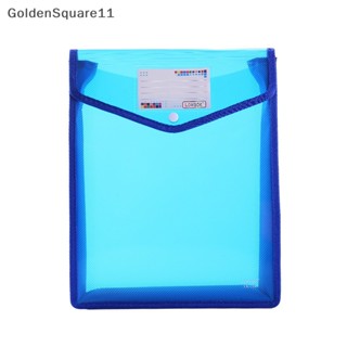 Goldensquare แฟ้มโฟลเดอร์ PP ขนาด A4 กันน้ํา สําหรับใส่จัดเก็บเอกสาร เครื่องเขียน สํานักงาน