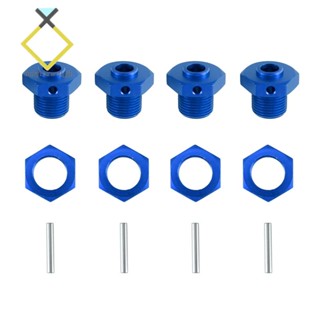 อะแดปเตอร์ดุมล้อโลหะ หกเหลี่ยม 17 มม. พร้อมน็อตอะไหล่ สําหรับรถบังคับ Arrma 1/7 Infraction Limitless Felony 1/8 Typhon