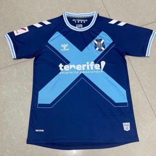 เสื้อกีฬาแขนสั้น ลายทีมชาติฟุตบอล Tenerife Away Jersey 23-24 ไซซ์ S-XXL ชุดเหย้า สําหรับผู้ชาย