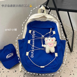 Spot# schoolbag female college student Korean style Harajuku style backpack simple all-match large capacity Japanese high school junior high school backpack 8jj