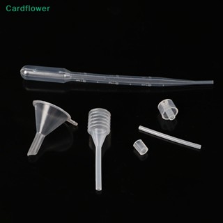 &lt;Cardflower&gt; ชุดเครื่องมือหลอดหยด พลาสติก สําหรับเครื่องสําอาง 5 ชิ้น