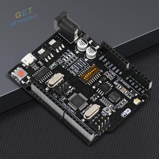 [Getdouble.th] บอร์ดโมดูลหน่วยความจํา WiFi R3 ATmega328P ESP8266 32Mb DIP-switch