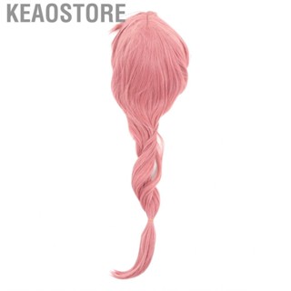 Keaostore Costume Wig  Accessory Comfortable Straight Long Women Pink Free DIY for Party