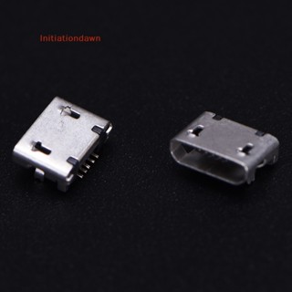 [Initiationdawn] ซ็อกเก็ตเชื่อมต่อ Micro USB 5pin B type ตัวเมีย สําหรับตัวเชื่อมต่อ 5 pin 10 ชิ้น