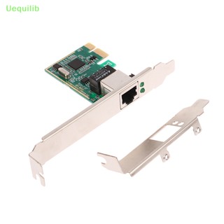 Uequilib อะแดปเตอร์แปลงเครือข่ายอีเธอร์เน็ต PCI Express PCI-E RJ-45 LAN 10 100 1000Mbps 1 ชุด