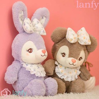 Lanfy หมอนตุ๊กตาหมี กระต่าย ของเล่น ของขวัญ สําหรับเด็ก ตกแต่งบ้าน โซฟา