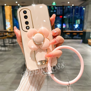 ใหม่ เคสโทรศัพท์มือถือนิ่ม ลายกังหันลม 3D หมุนได้ พร้อมสายคล้องมือ สําหรับ Honor 90 Lite Magic5 Pro X8a 4G 5G 2023 Honor90Lite Honor90