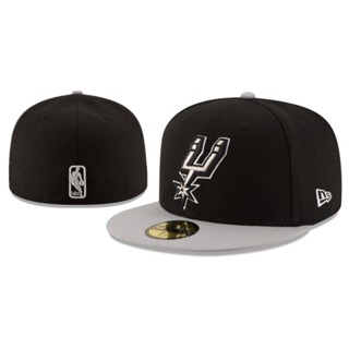 หมวกแก๊ปแฟชั่น ปักลาย NBA San Antonio Spurs 59FIFTY สําหรับผู้ชาย ผู้หญิง