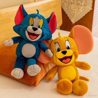 Eula หมอนตุ๊กตานุ่ม รูปการ์ตูน Tom and Jerry ขนาด 65 ซม. ของขวัญสําหรับเด็ก ตกแต่งบ้าน แมว และหนู