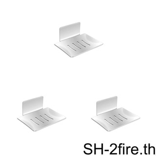 1/2/3 ที่วางสบู่ ที่วางสบู่ อลูมิเนียม ไม่มีสว่าน สไตล์เรียบง่าย ตกแต่ง อุปกรณ์ครัวเรือน ตาข่าย ชั้นเก็บของ