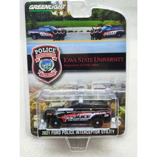 พร้อมส่ง หลอดไฟสีเขียว 1: 64 สําหรับรถยนต์ Ford Big Detective Car-IOWA STATE IOWA STATE UNIVERSITY 2021