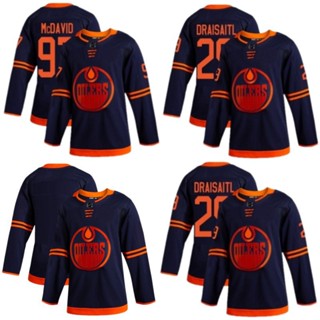 เสื้อกีฬาแขนสั้น ลายทีม Nhl Hockey Jersey Oilers 74 Bear 99 Gretzky 97 Mcdavid Jersey สําหรับผู้ชาย