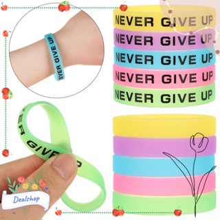 Dealshop Never Give Up กําไลข้อมือ สําหรับวัยรุ่น มิตรภาพ