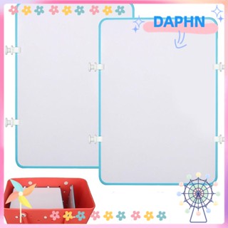 Daphs ถาดจัดระเบียบ ทรงสี่เหลี่ยมผืนผ้า สีขาว ทนทาน สําหรับกระเป๋าชายหาด 2 ชิ้น