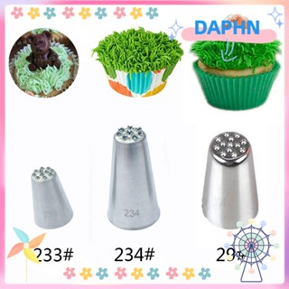 Daphs 1/3 ชิ้น หัวฉีดไอซิ่ง DIY สเตนเลส ครีม ท่อขนม