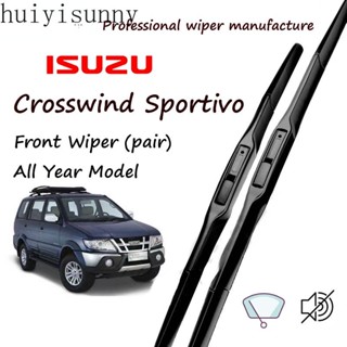 Hys ที่ปัดน้ําฝน ซิลิโคน คุณภาพสูง สําหรับ ISUZU Crosswind Sportivo 16+22 ชุด ต่อคู่