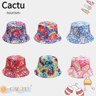 Cactu หมวกบักเก็ตแฟชั่น พับได้ กันแดด ชายหาด