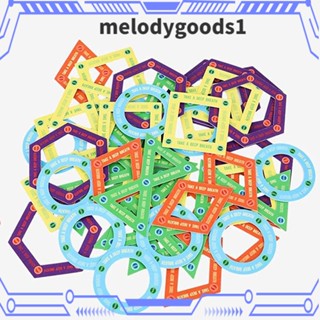 Melodygoods1 สติกเกอร์ ใช้ซ้ําได้ บรรเทาความเครียด สําหรับเด็ก 50 ชิ้น