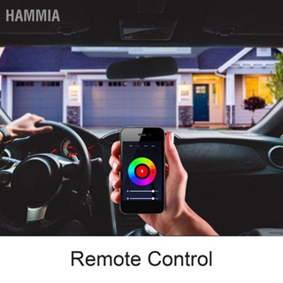 HAMMIA หลอดไฟ Smart GU10 การควบคุม APP อัจฉริยะ RGB WW การควบคุมด้วยเสียงหรี่แสงได้ WiFi LED 90‑250V