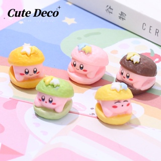 【Cute Deco】กระดุมเรซิ่น รูปแซนวิช ดาว เบอร์เกอร์ 3D DIY สําหรับตกแต่งรองเท้า Crocs