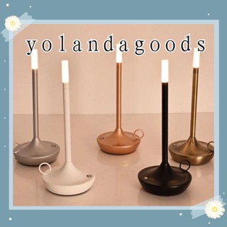 Yola โคมไฟตั้งโต๊ะ LED พอร์ตชาร์จ Usb สําหรับห้องนอน