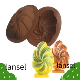 LANSEL แม่พิมพ์ซิลิโคน รูปไข่อีสเตอร์ 3D สําหรับทําเค้ก เยลลี่