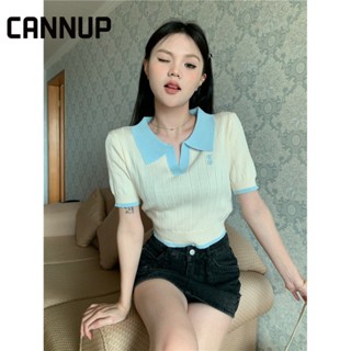 CANNUP เสื้อยืดผู้หญิง สะดวกสบาย และทันสมัย A99J2QR