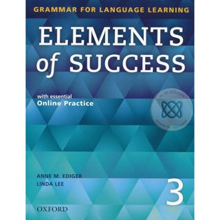 (Arnplern) : หนังสือ Elements of Success Grammar 3 : Students Book +Online Practice (P)