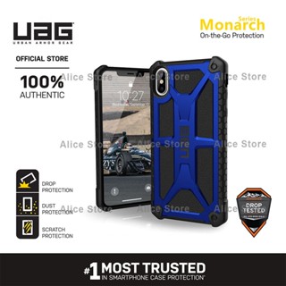 Uag เคสโทรศัพท์มือถือ กันตก ลายทหาร สีฟ้า สําหรับ iPhone XS MAX X XS XR